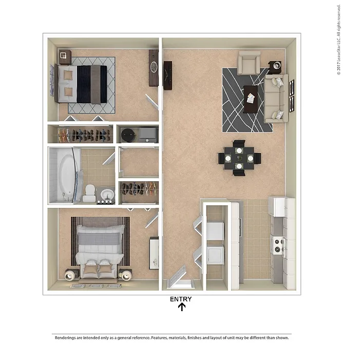 Floor plan 2 X 1
