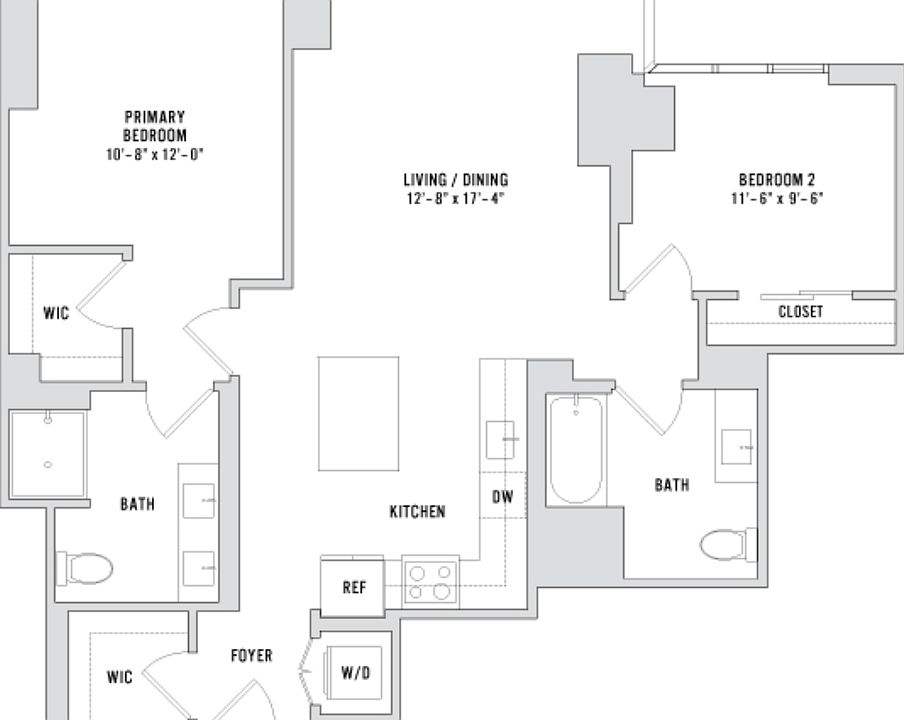 1st image of 9 W Wolf Point Plz #1004