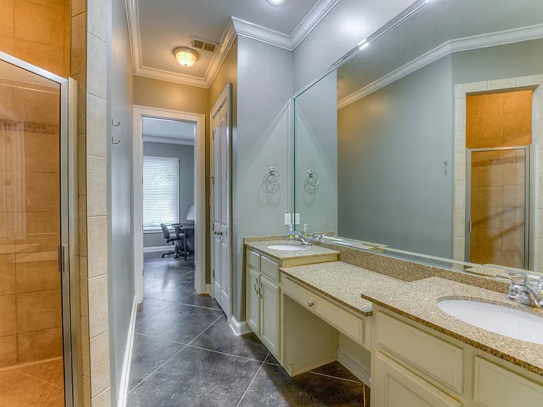 Master bathroom main floor.