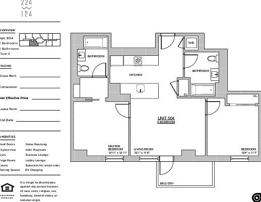 2nd image of 224 W 124th St #1344