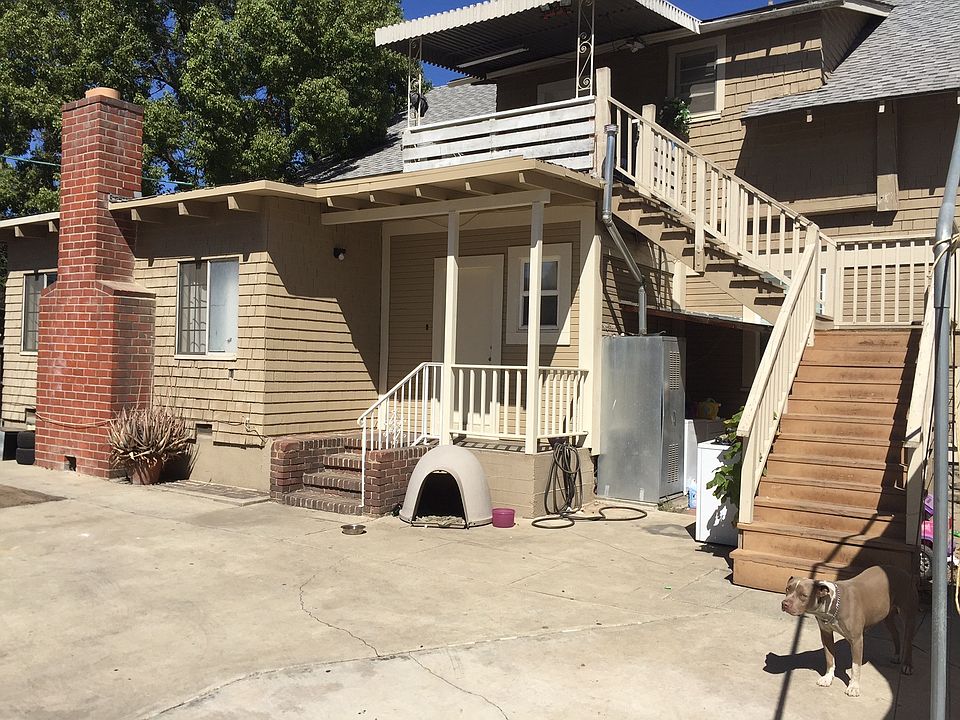 rear of home