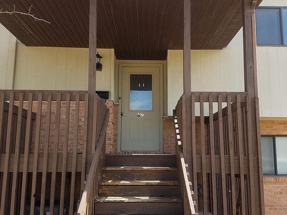 This apartment has it's own front porch entrance - not share