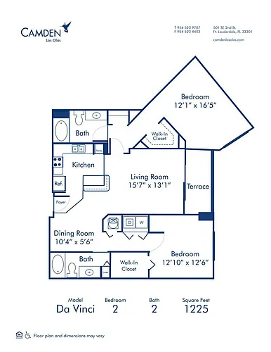 Floor plan Da Vinci