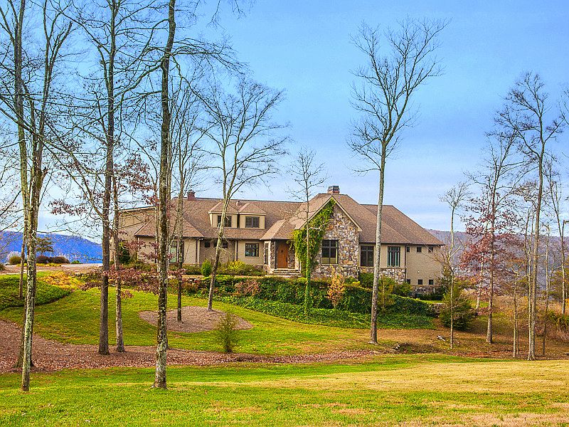 This Custom Brick and Mountain Stone Home Sits on Approximately 6 Acres with Unobstructed Panoramic 
