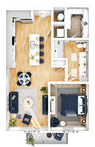 Floor plan A1I