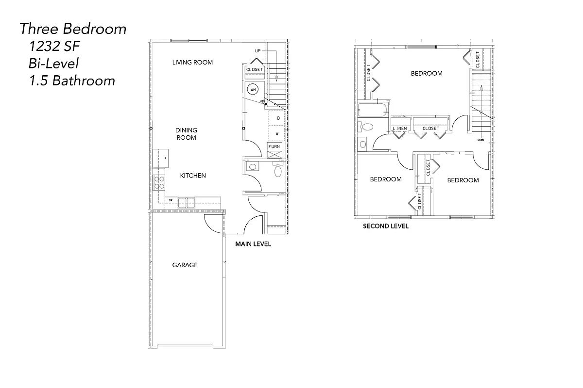Floor plan Three Bedroom