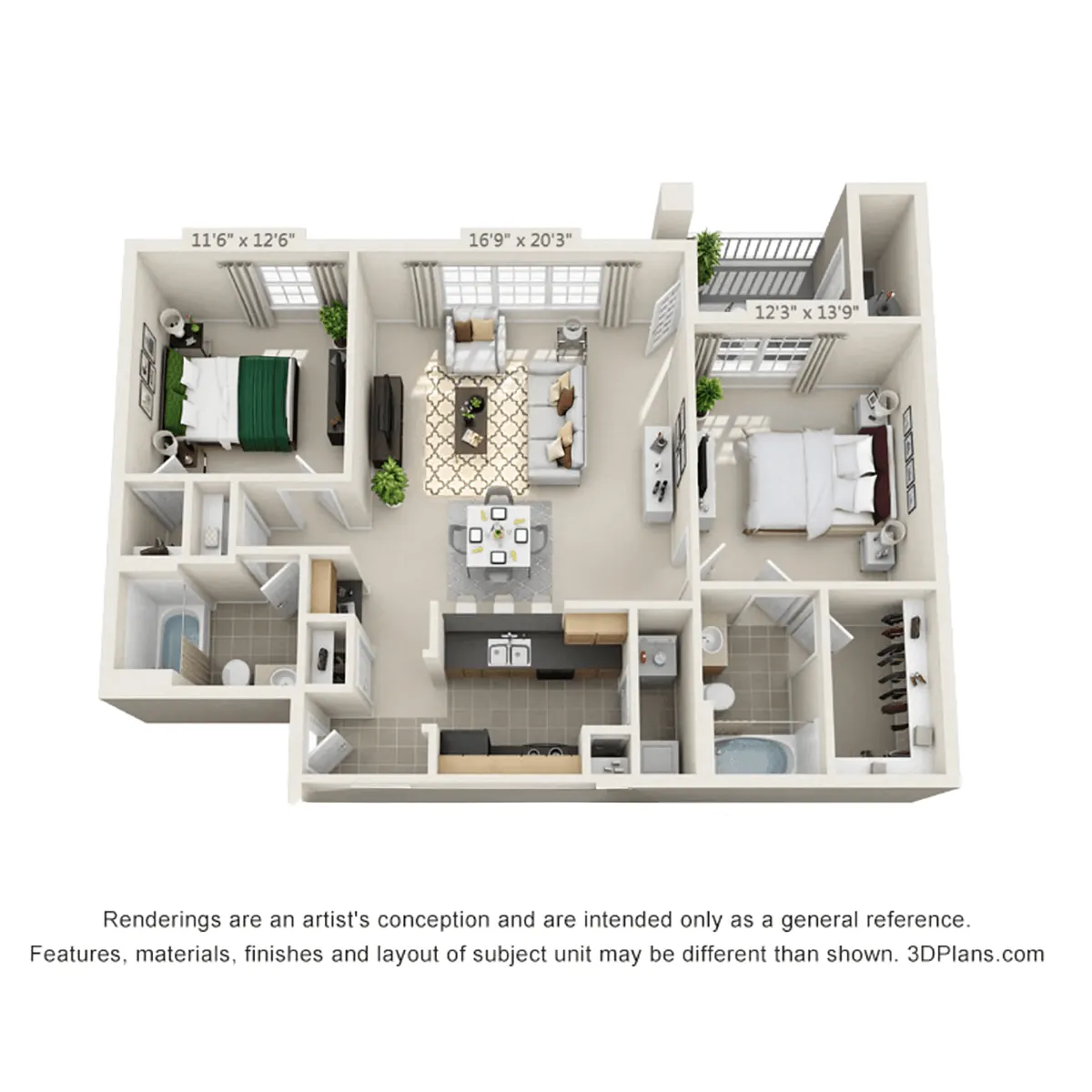 Floor plan The Chestnut
