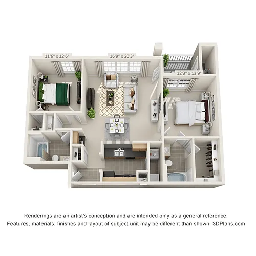 Floor plan The Chestnut