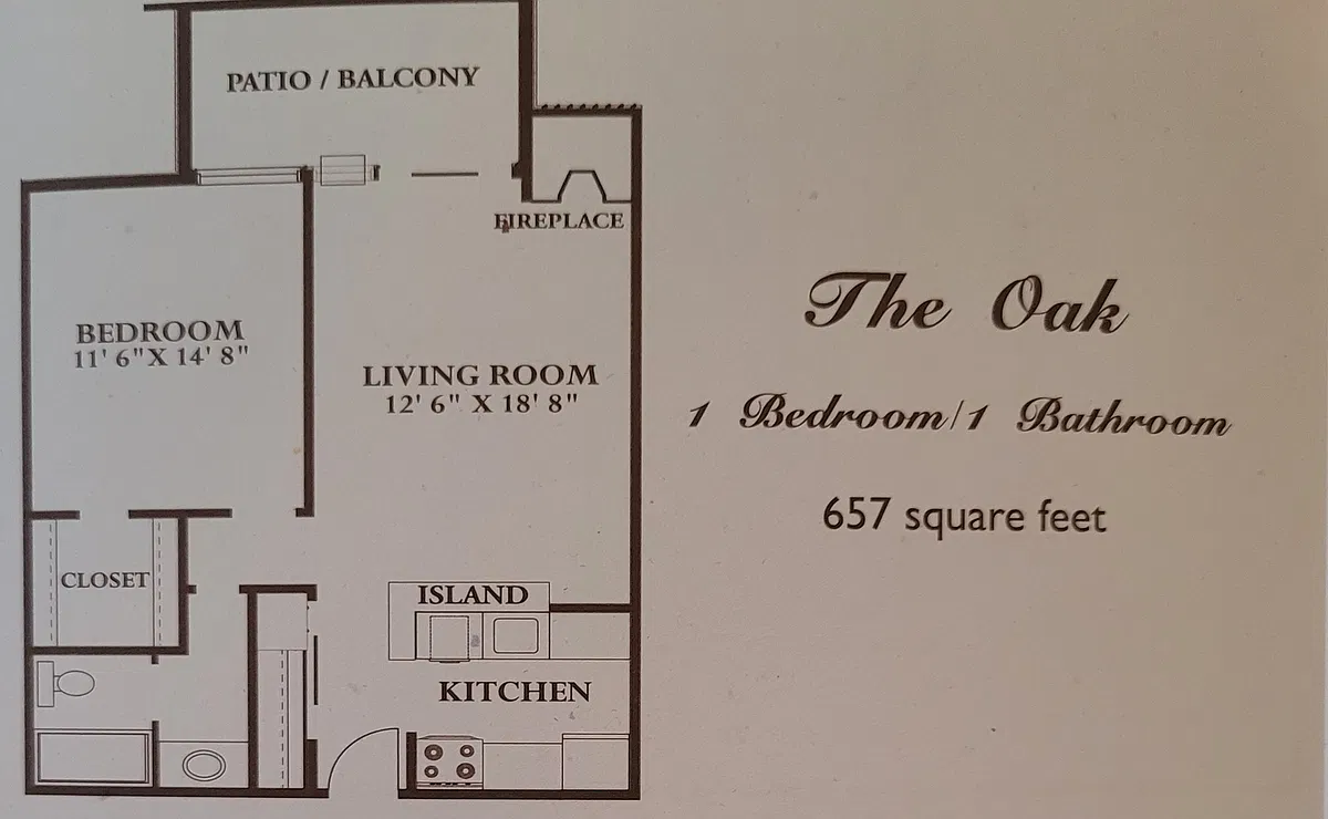Floor plan Oak