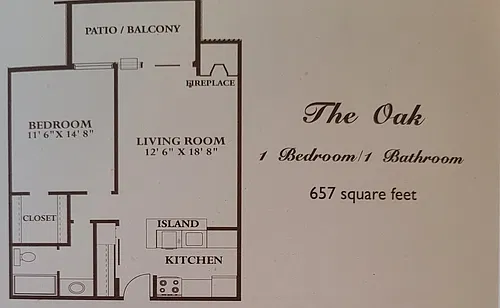 Floor plan Oak