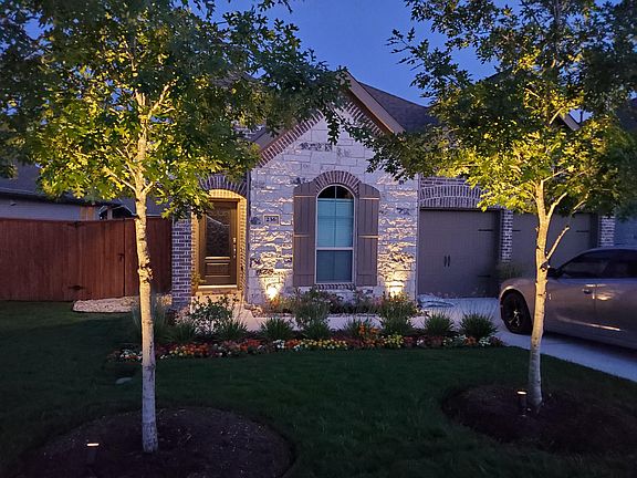 Landscape lighting for added nighttime security