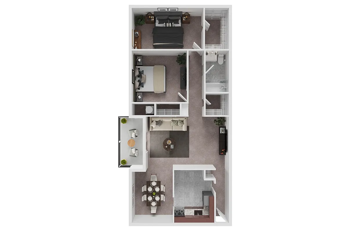 Floor plan 2 Bedroom