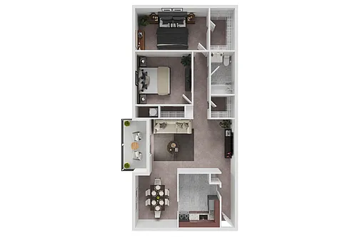 Floor plan 2 Bedroom