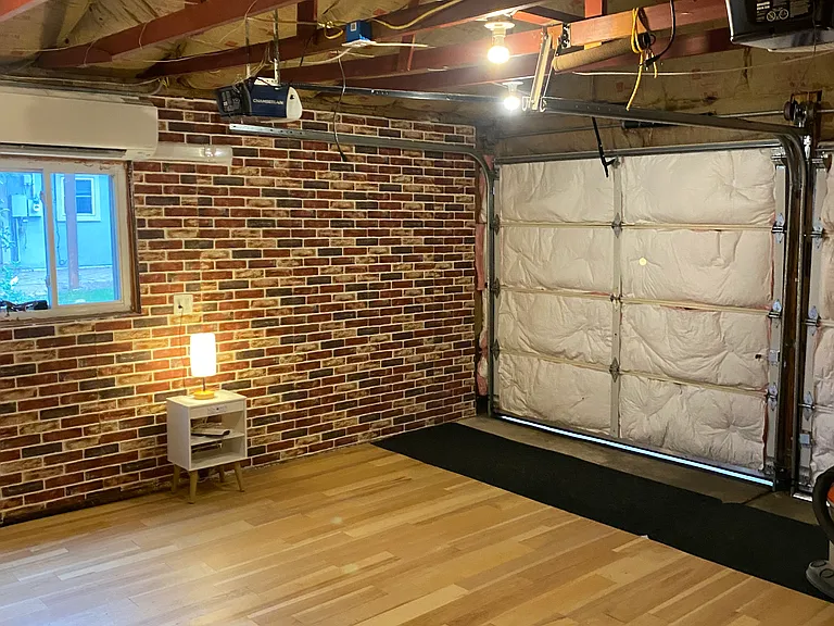 Finished heated and AC studio!