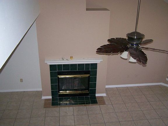 Fireplace and Custom Ceiling Fan