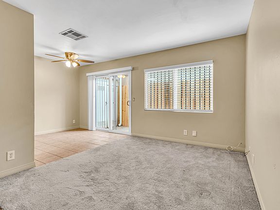 Living Room with Slider to private patio.
