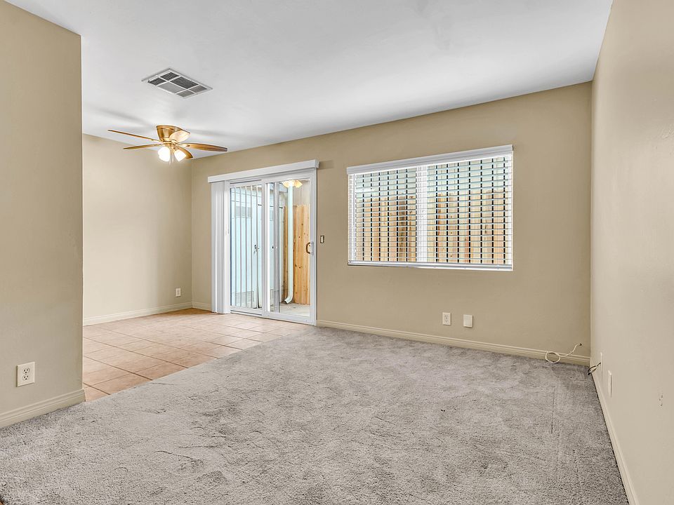 Living Room with Slider to private patio.