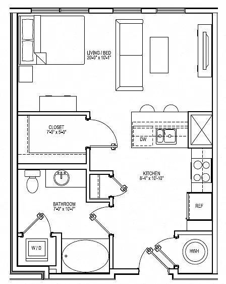 Floor plan S1C