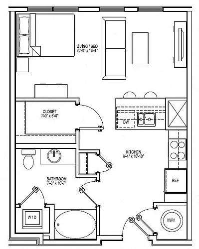 Floor plan S1C