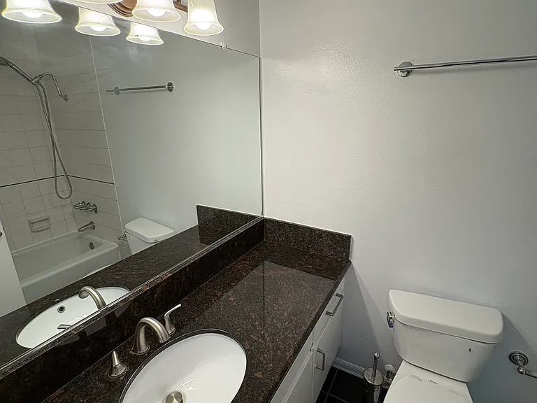 Hallway bathroom