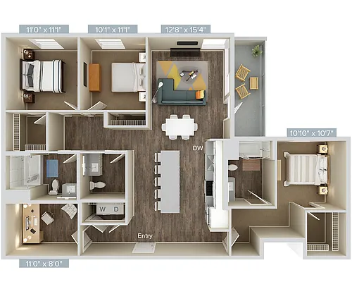 Floor plan C6-1496