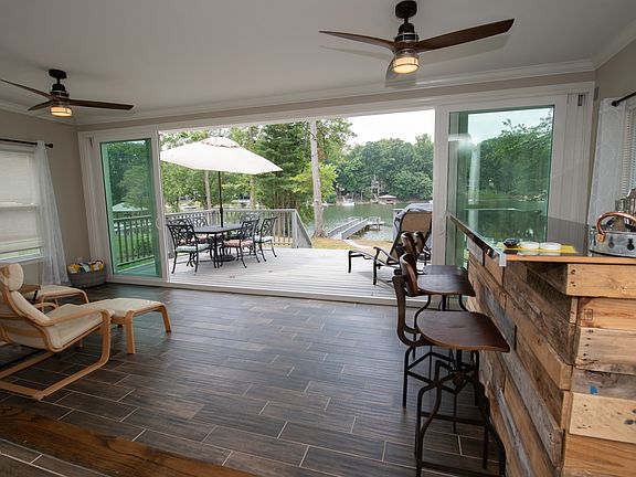 Bar view through 24' slider