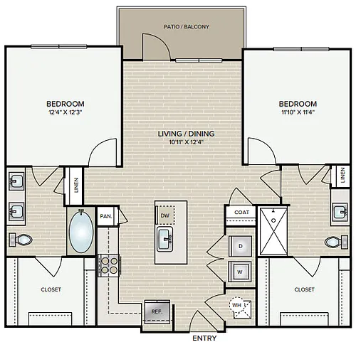 Floor plan B1