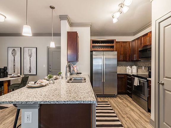 Modern kitchens with built in wine rack