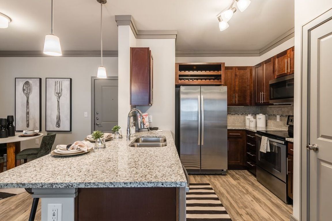 Modern kitchens with built in wine rack