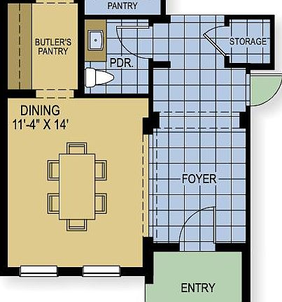 Optional formal dining room has been selected.