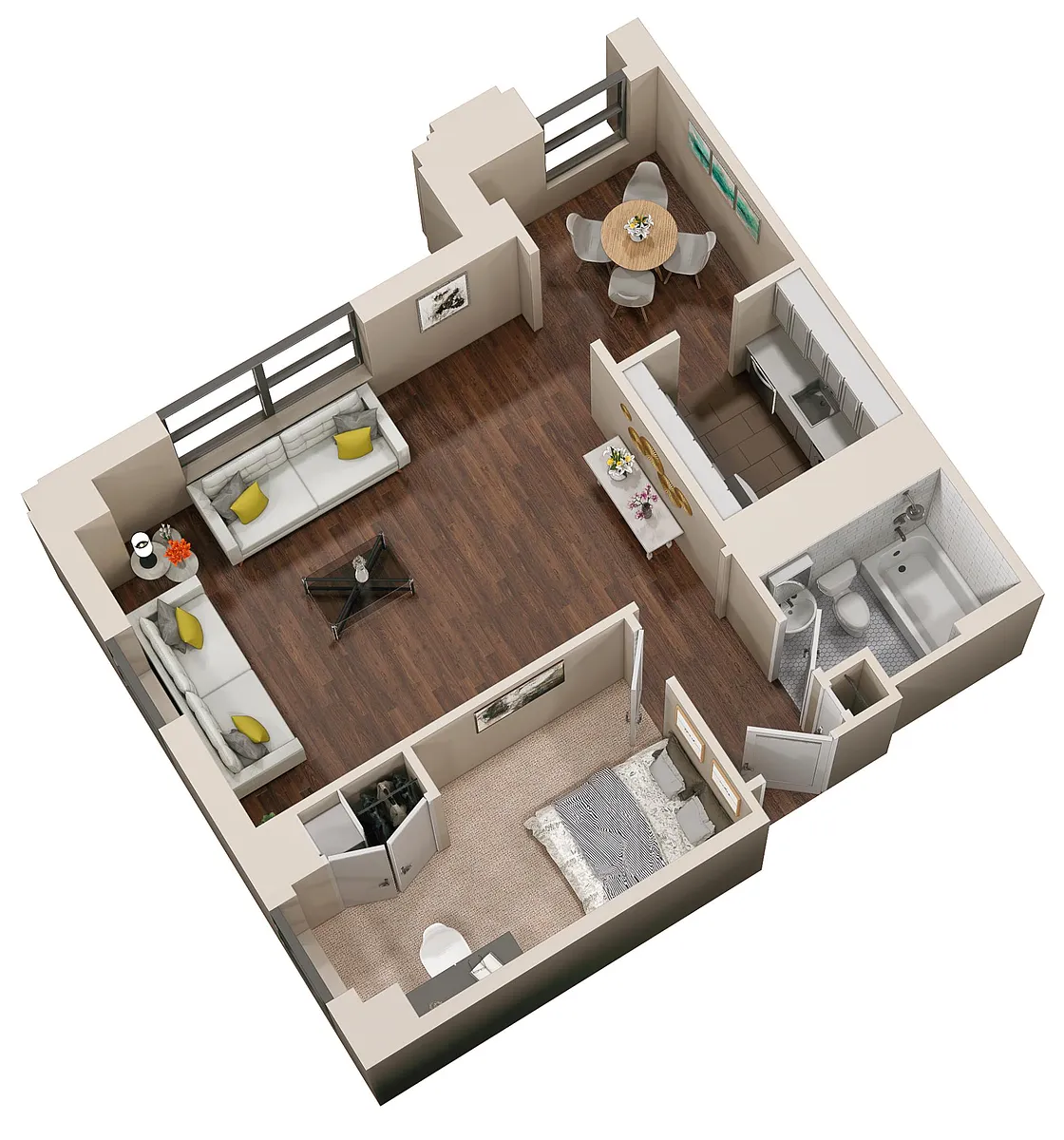 Floor plan 06 1X1