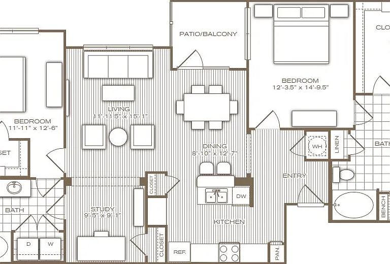 2 Bed 2 Bath 2 Bed 2 Bath
