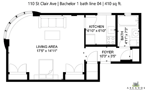 Floor plan Studio