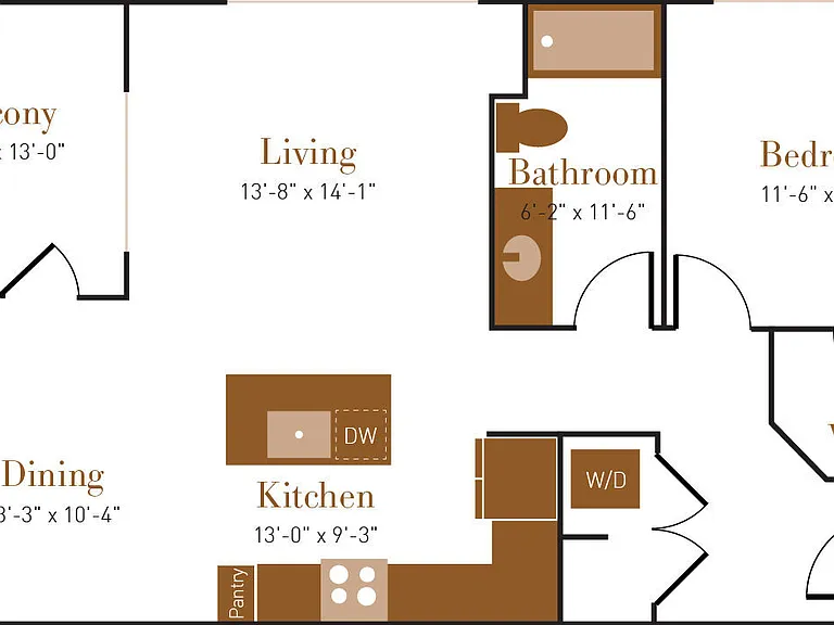 A3a floor plan The Palmer