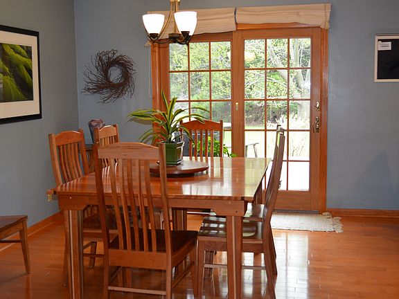 Dining room doors to deck