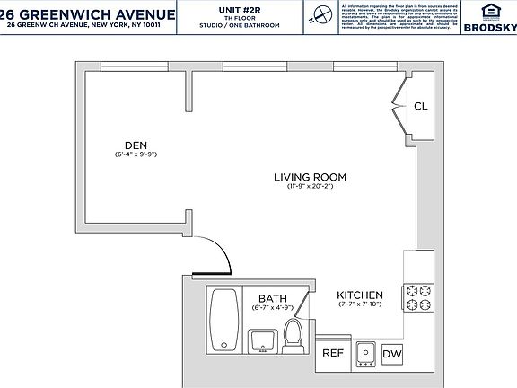 2nd image of 26 Greenwich Ave APT 2R