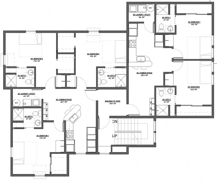 Floor plan Remington Row Apartments