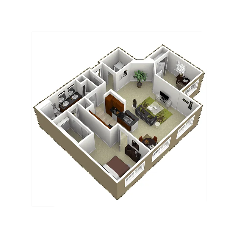 Floor plan A8 (The Post Oak)