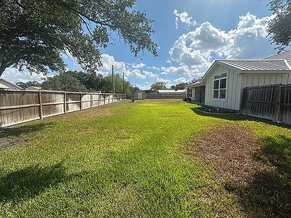 Large fenced in back yard