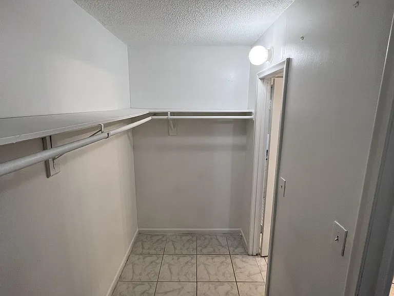 Master bedroom walk-in closet