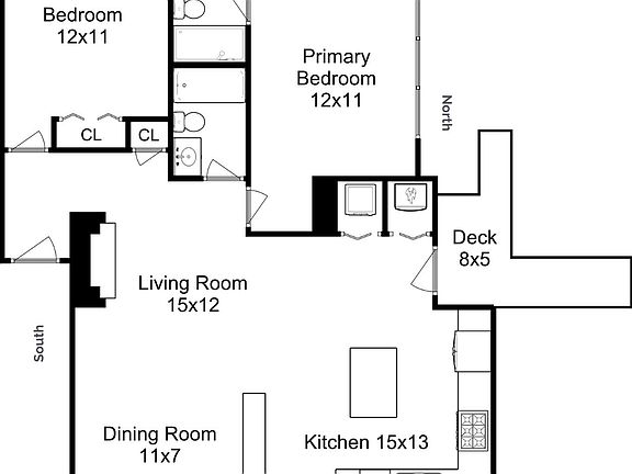 5th image of 636 Hinman Ave APT 1F