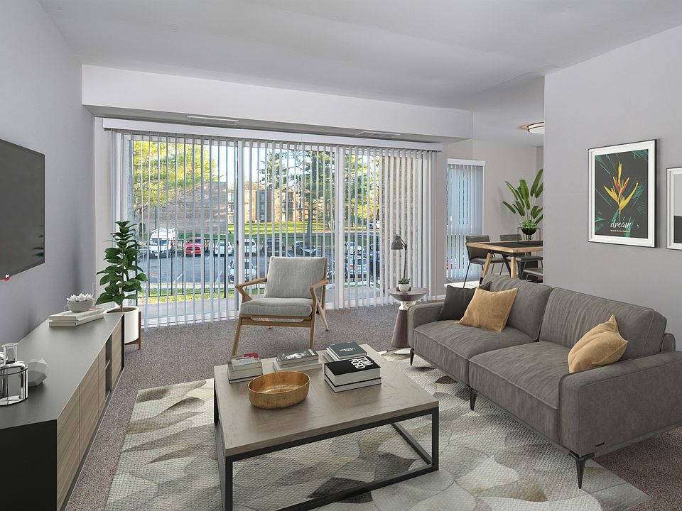 Living Room with Sliding Door to Balcony/Patio