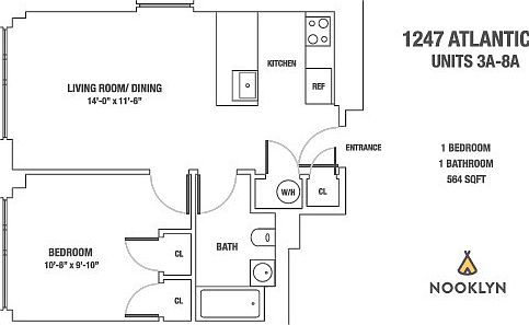 2nd image of 1247 Atlantic Ave #710