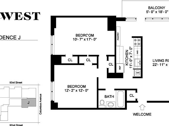 3rd image of 100 W 93rd St APT 14J