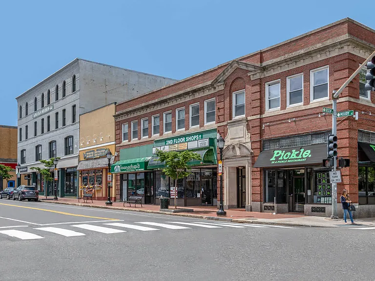 A variety of shopping and dining spots throughout Waltham.