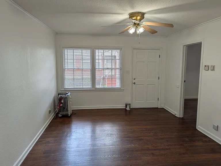 Front entrance living room and bedroom door