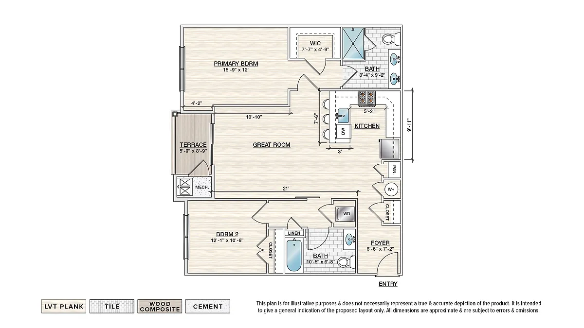 Floor plan The Bennington (BG-B)