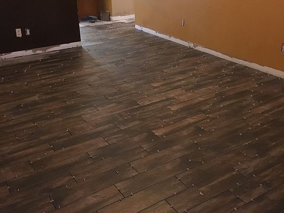 New floors throughout house