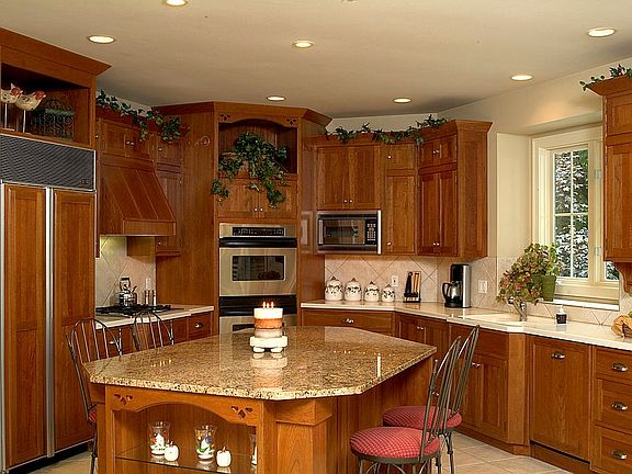 Natural Cherry Cabinetry 