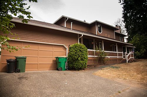 Driveway holds two cars